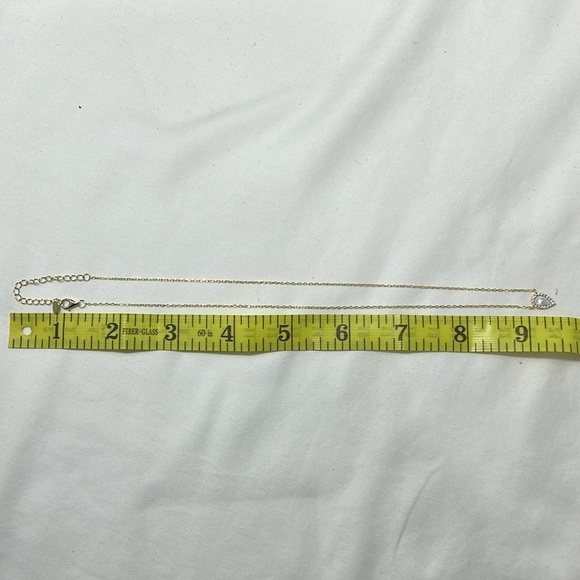 Argento Vivo Sterling Silver Mother of  pearl teardrop necklace - Picture 5 of 7